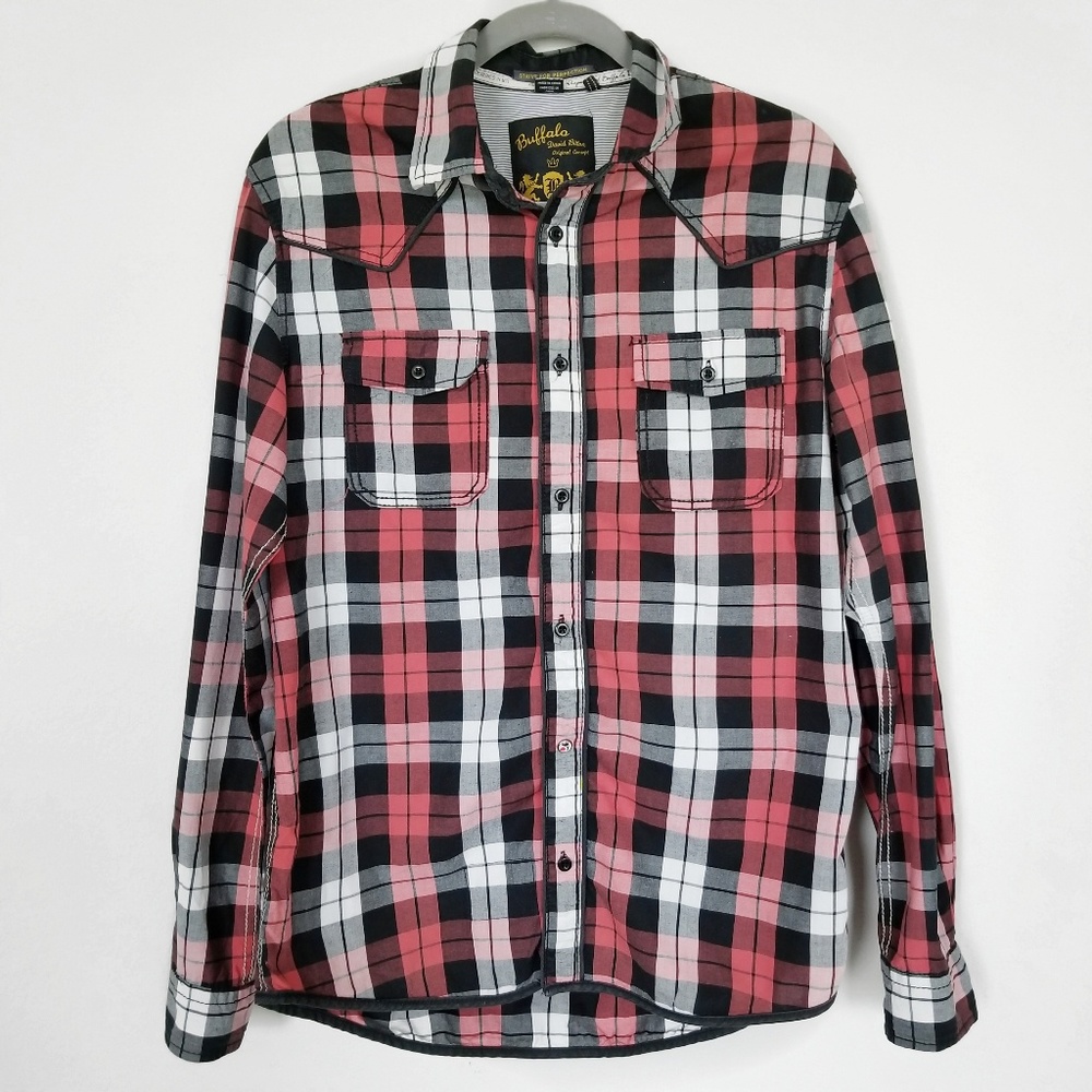 🔷️Buffalo David Bitton Size M Button Down Shirt